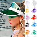 Women Men PVC Transparent Children Summer Plastic Unisex Sunscreen Caps Baseball Cap Sport Empty Top Hats. 