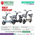 METRO Wonder Bike Electric Scooter E-bike - BLUE / BLACK / WHITE. 