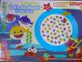 45pcs Fishing Game Toy Set With Rotating Board With Music On/Off Switch For Quiet Play Includes Fishes And Fishing Rods Best Gift For Kids. 