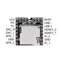 Open source (MP3-TF-16P) Mini MP3 Player Module with Simplified Output Speaker TF Micro SD Card U Disk for Arduino. 