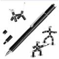 2 in 1 Magnetic Fidget Pen Toy Sculpture Building Blocks Pen Creative DIY Desktop Decoration Decompression Magnetic Touch Pen. 