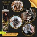 Natural Aura Charcoal Activated Organic Shampoo – Deep Cleansing, Anti-Dandruff & Oil Control – For Men & Women – 200ml. 