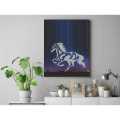 Running Horse  Reusable Stencil For wall Painting Art DIY Home Decor, Album Crafts and Canvas ID 431. 