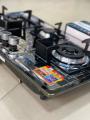 Built in  Gas Hob / 3 Burner /Gas Stove / Stainless Steel / Mix Design. 