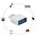 2Pcs High Speed Male to Female Type-C to USB OTG Converter for Flash Drive Mouse. 