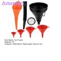 Car Funnel with Filter Flexible Long Neck Oil Funnel Set for Automotive Wide Mouth Detachable Spout Filter Right Angle Funnels Plastic 3 Years Experience on Black Car Funnel. 
