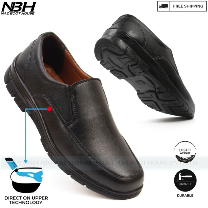 Shoes For Men Leather - Non Slip Formal Shoes For Men - Shoes Formal For Kamez Shalwar - Office Shoes For Boys - Perfect Gift For Boys