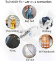 Sewing Machine - Handheld Electric Stitch -, Fabric, Home & Travel Use - Hand Sewing Needlework Fabrics & Clothes - Handy Stapler. 