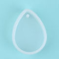 5Pcs/Set Keychain Silicone Mold Set Round Rectangle Pendant Making Mould. 