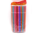100Pcs/Pack Disposable Straws Flexible Plastic Bendable Rainbow Striped Printed. 