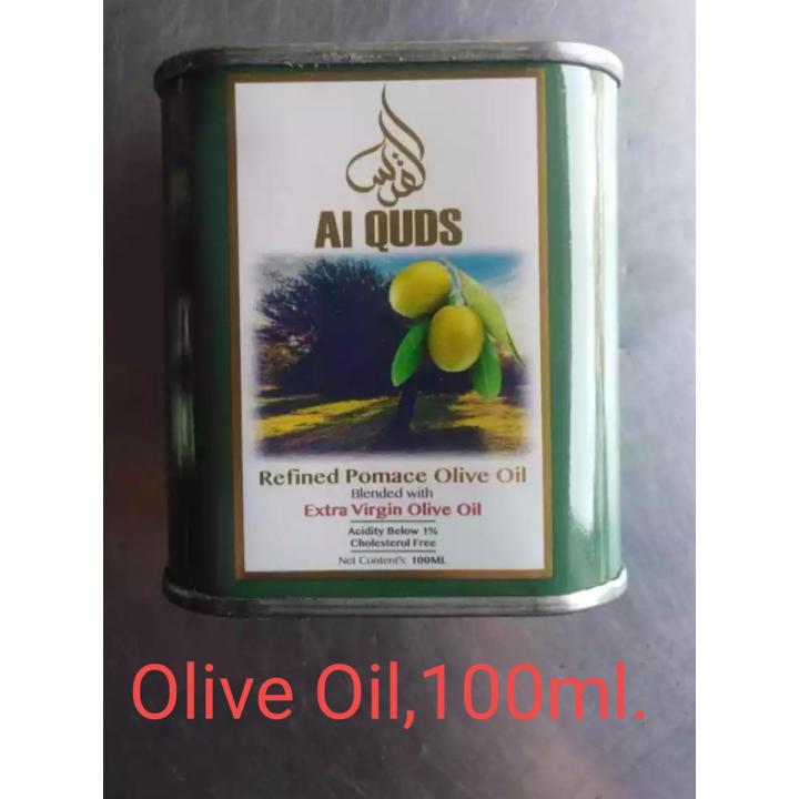 Olive Oil AL-Quds Olive oil, zaitoon ka tail, (زیتون کا تیل) 100ML