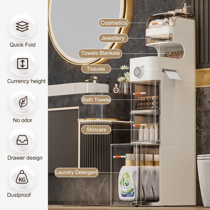 4%20Layer%20Slim%20Organizer%20Cabinet%20Bathroom%20Standing%20Cabinet,%20Bathroom%20Floor%20Cabinet%20with%20Drawers%20-%20Image%205