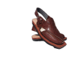 Norozi Chappal For Mens - Handy Kraft Genuine Leather - Original Norozi - Handcrafted Quetta Chappal – Sandal for Men - Handmade Sandals – Branded Shoes for Men – Crocodile Design - New Design Black Color. 