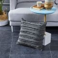 Cushion Cover Throw Pillow Covers Lacttice Pattern for Couch Sofa Chair, Cotton Linen Decorative Pillows Cushion Covers,, Set of 2 - 18*18 Inch. 