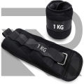 ANKLE WEIGHTS Pack of 1 to 5 kg, Weight Bearing Ankle wrist Strap Leg Strength Resistance Bands for Speed Training Running Exercise Workout Fitness Band. 