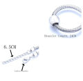PQH KONG Jewellery Gelang Tangan Perempuan Lelaki 925 Sterling Silver Bracelet for Women Adjustable Fashion Crown Jewelry Crystal Charm Bracelet Bangle Pulseras Mujer Bracelets Malaysia Ready Stock. 