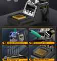 FNIRSI DWS-200 200W Power Repaid Heating Soldering Iron Staion C210 C245 Solder Iron Handle Electronic Welding Rework Station. 