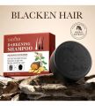 Sadoer Darkening Shampoo Soap Black color 100g. 
