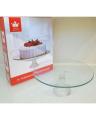 Imperial Clear Glass Cake Stand 10"- Round - Material : Glass. 