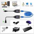 USB Extender 150ft Using RJ45 LAN Cable. 