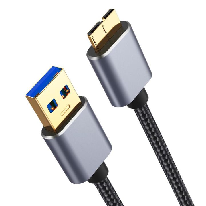 Hard Drive External Cable USB Micro B Cable HDD Cable Micro Data Cable SSD Sata Cable for Samsung Hard Disk Micro B USB3.0 Cable