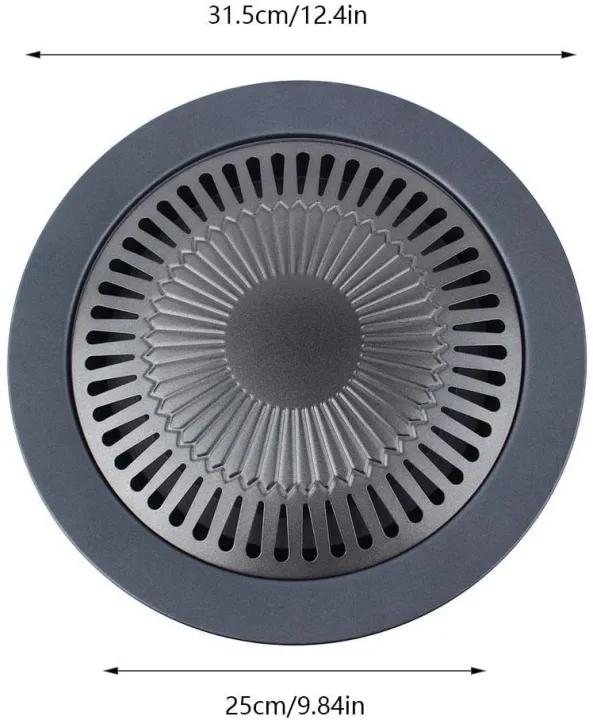 Non-stick%20Smokeless%20Grill%20Indoor,%20Roasting%20Grill%20Pan%20for%20Stove%20Tops%20for%20Kitchen%20BBQ%20Grill,%2012.4"in%20-%20Image%202