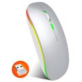 HXSJ M40 2.4GHZ 800,1200,1600dpi Third Gear Adjustment Colorful Wireless Mouse USB Rechargeable. 