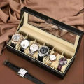 12/10/6/3 Grids Watch organizer box, Watch Box for men, watches box, watch gift box, watches, Watch Holder Storage Case Organizer, Leather Watch Display Storage Box Smart Watch Display Box, Watches Display Best Gift, watch for men, watch case box.. 