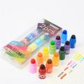 12 Color Fun Creative Highlighter Emphasis Marker Color Pen Children's Drawing Art Solid Paint. 
