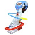Thomas and Friends Track Train Climbing Stairs Set Thomas Train LED Light Music Rail Kids Train Set Climbing Ladder & Glide ON Track Train. 
