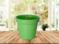 (Pack of 3 & 6) High Quality Fiber Plastic Flower Pot (Multicolor - Height: 8"  &  Dia: 7 inches), Flexible for indoor and outdoor use, Greenness Nursery Multi-Color Well Designed Large Gamla Pot, Nursery Crown Pot for Garden Balcony Flowering Pot. 