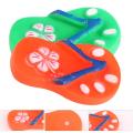 Puppy Cute Sandals Shape Vinyl Flip Flops Dog Cat Pet Squeaky Chewing Sound Toy. 