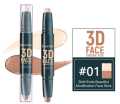 HYBOT 3D Double-Headed Shaping Contour Stick: Full Coverage Makeup for Dark Skin. 