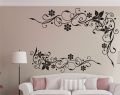 Wall Sticker Lovely Flower and Vine Decal 90x59cm. 