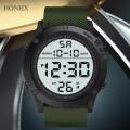sport watch Fashion Men's Military Sports Watch Luxury LED Digital Water Resistant Watch. 