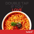 SAMAYYANG INSTANT RAMEN NOODLES BLACK, HALAL CERTIFIED, SPICY 1PC. 
