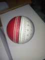 Leather Swinging Cricket Ball – Perfect for Swing Bowling Practice | swinging ball half leather and hole side ball | swing practice ball. 