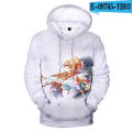 Japanese anime Word Art Online 3D printed hoodies fashion casual sportswear boy and girl Harajuku street clothing KIDS pullover. 