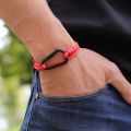 Handmade Paracord Survival Bracelet Simple Rope Outdoor Mountaineer String Braclet For Men Women Warp Jewelry. 