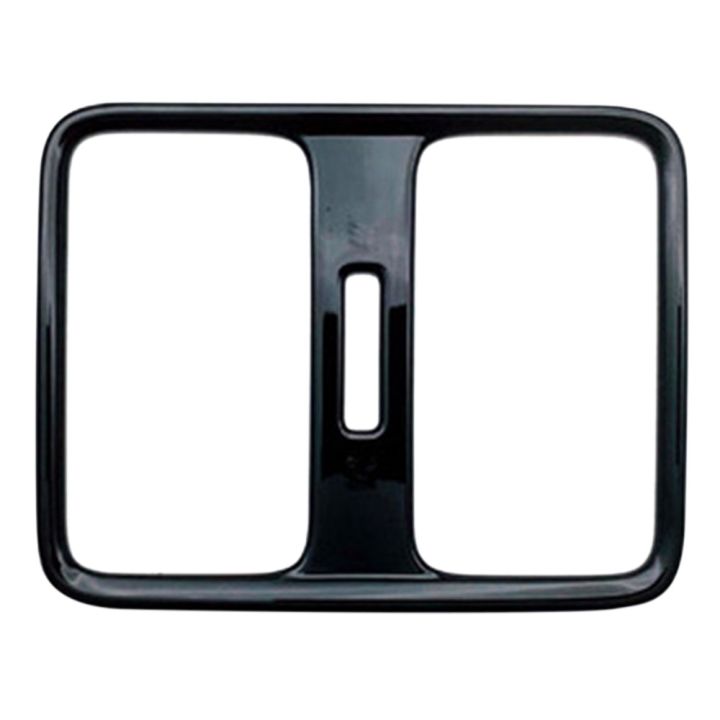 For Honda Vezel HRV 2021 2022 Glossy Black Rear Seat Air Vent Cover