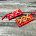PURSE Handbag For Women Girls with Shoulder Strap Pakistani Traditional Cultural Party Wear Bag  Hand Sindhi Balochi Pashtun Multicolor Embroidery & Sequins Pakistani Traditional Hand Made Bag Purse Clutch Embroidered Mirror Work for Gi. 