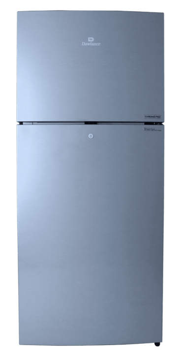 9160LF Chrome Pro Hairline Silver Double Door Refrigerator