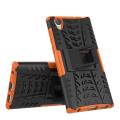 【Miga Plaza】For Sony Xperia L1/E6/XP2/G3311/G3313 Casing,[Shockproof] Tough Rugged Dual Layer Protective Case Hybrid Kickstand Cover. 