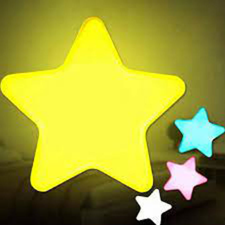 Stars Night Light LED Children Bedroom Wall Lamp Mini Indoor Sensor Light Bedroom Decor Kids Lantern Christmas Decoration Lights