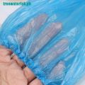 【waterfuk 5Pair Disposable waterproof thick plastic rain shoe covers anti-slip. 