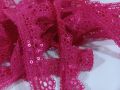Fancy sequence Lace/Flower Design/China Lace/Laces For Clothes/For Ladies Kurtis and Trouser/2 Gazz. 