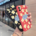 dienya for Samsung A90 5G Case Fashion Beauty Flower Side Square Edge Protect Softcase Thin Pattern Silicone Casing Full Lens Cover Camera Shockproof Cases. 