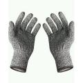 Cut Resistant Gloves Food Grade Level 5 Protection, Safety Kitchen Cuts Gloves for Oyster Shucking, Gardening Fish Garden Fillet Processing, Safe Mandolin Slicing, Meat Cutting and Wood Carving, 1 Pair. 