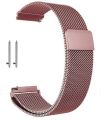 22mm Rose Gold Stainless Strap for Zero luna zero ignite Dany loop pro Ronin R07 Mibro X1 Haylou Rs4 GTR 47mm GTR Stratos Samsung watch 4 classic 46mm Haylou RT Huawei GT 2 Pro LG Urbane Samsung Watch 46mm Samsung Gear S3 Frontier Samsung Gear S3 Classic. 
