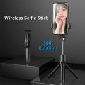 Phone Holder Wireless Selfie Stick Tripod 360 Degree Rotation Support For iPhone Xiaomi Samsung Mobile Phone Live Video Stand. 